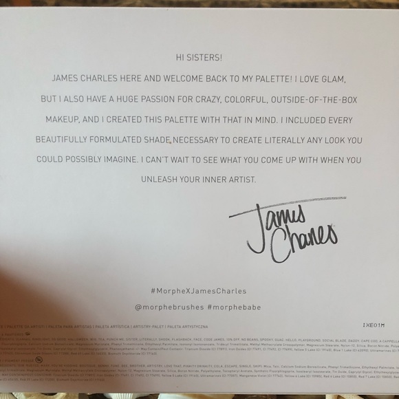 💄Morphe x James Charles Large Palette - Picture 4 of 7